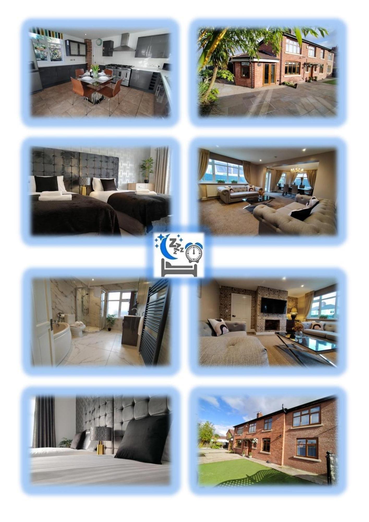 Sirius House - Sleeps 7, Driveway, Garden Villa Crewe Exterior photo